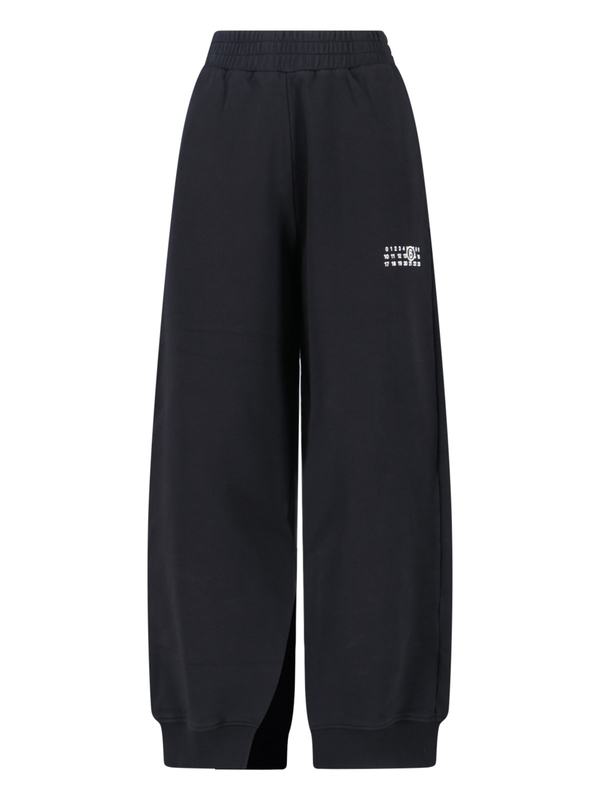 MM6 Maison Margiela Numeric Track Pants - Black