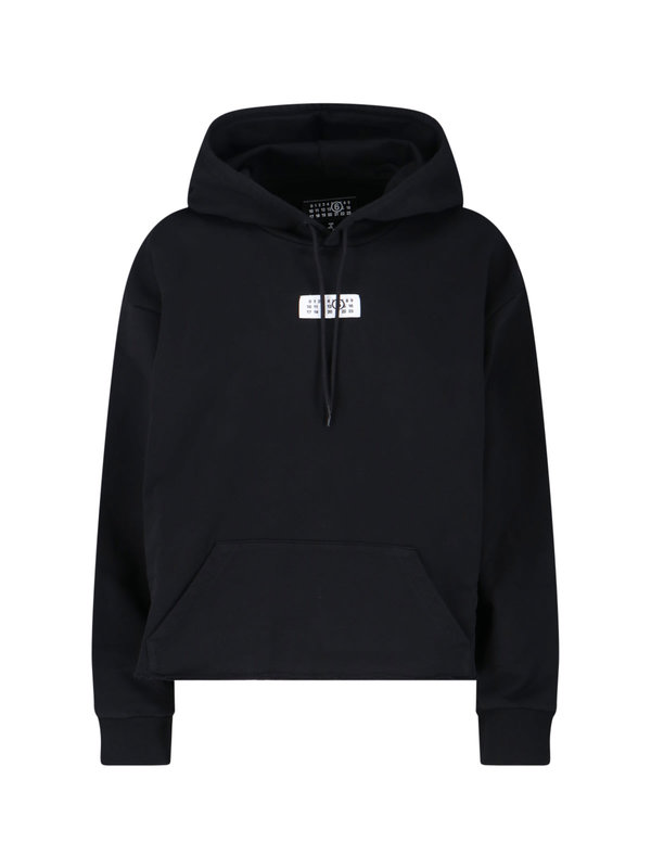 MM6 Maison Margiela Numeric Hoodie - Black