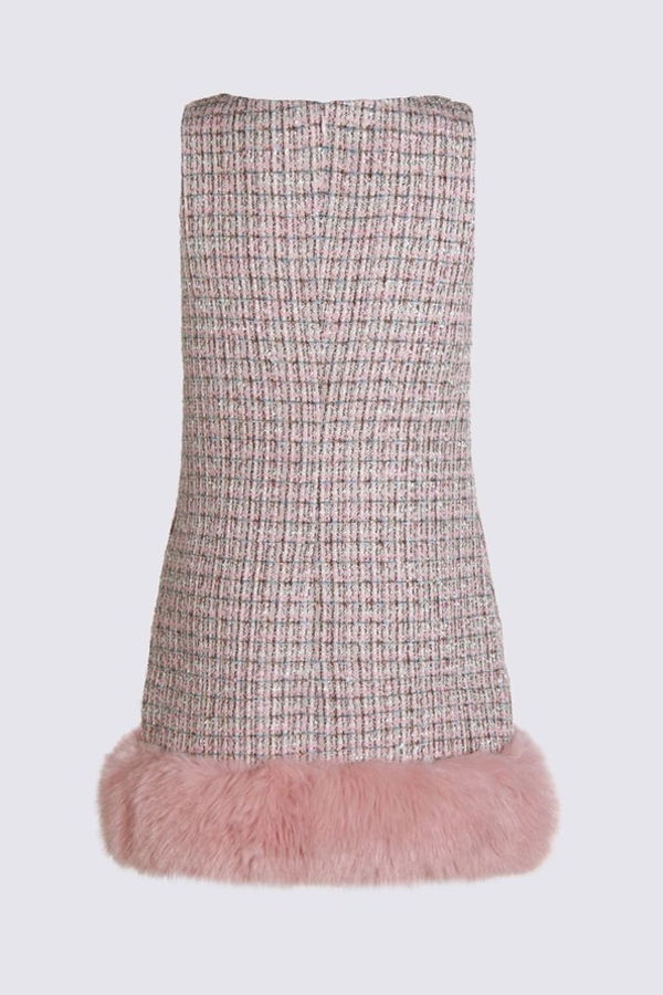 Self-Portrait Mini Dress - Pink