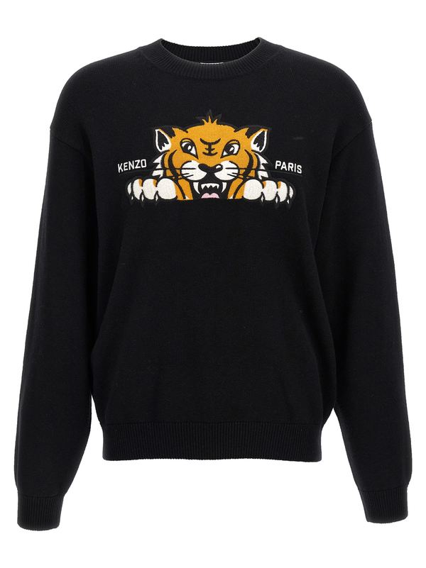 Kenzo Happy Tiger Sweater - Black