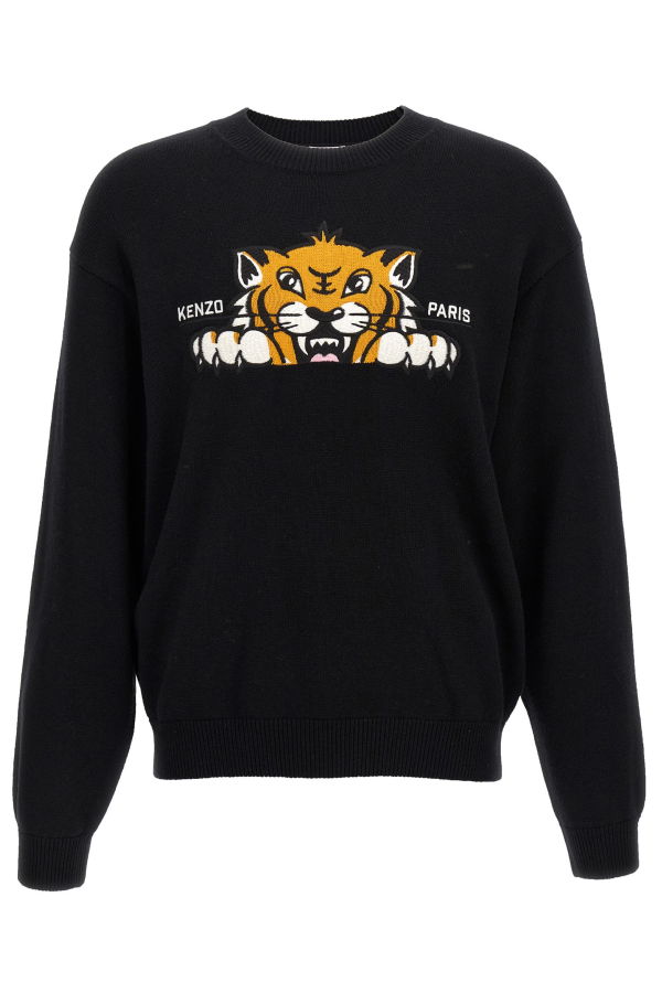 Kenzo Happy Tiger Sweater - Black