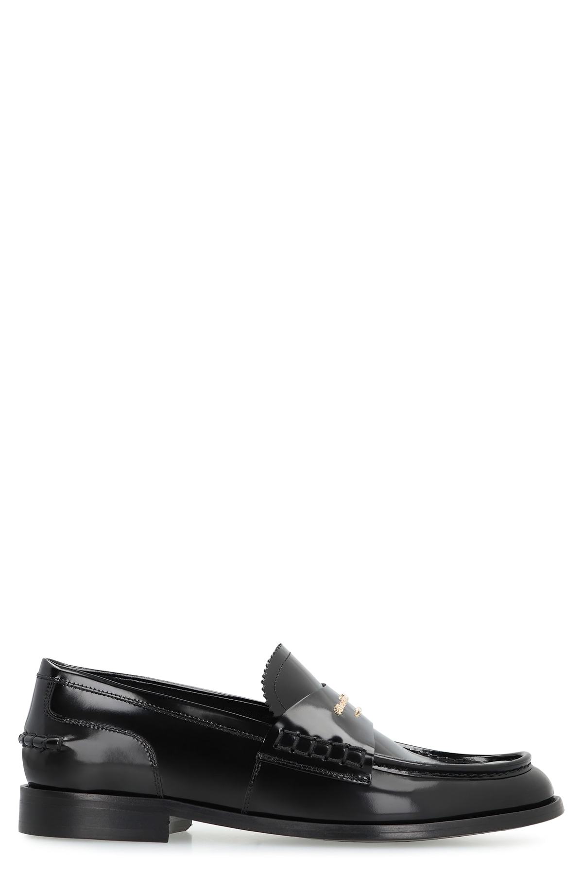 ALEXANDER WANG Carter Patent Leather Loafers - Black - Image 1 of 4