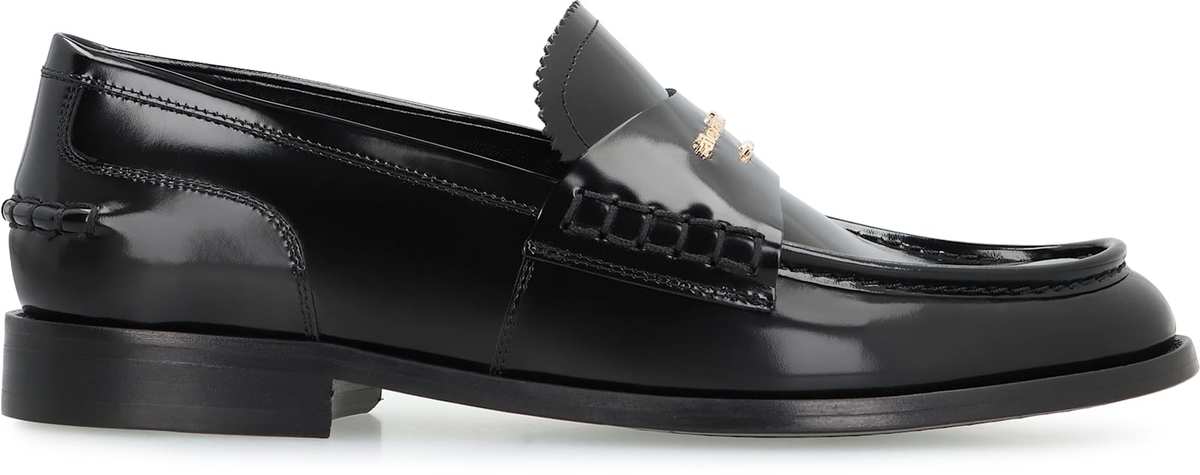 ALEXANDER WANG Carter Patent Leather Loafers - Black - Image 2 of 4