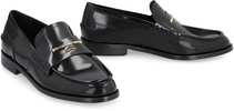 ALEXANDER WANG Carter Patent Leather Loafers - Black - Thumbnail 3
