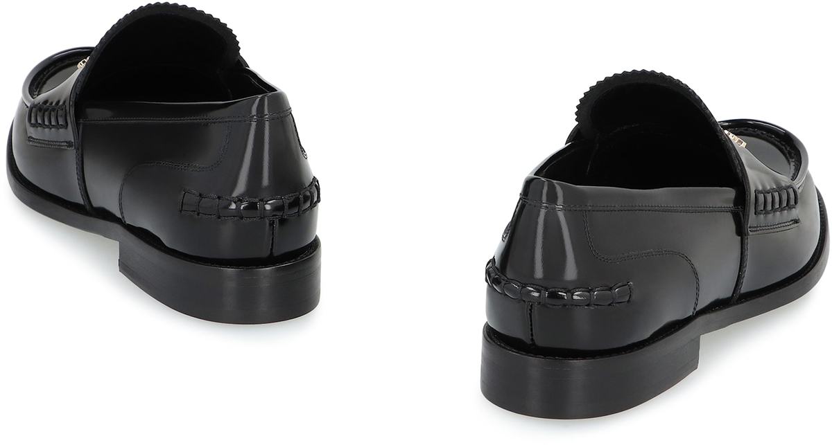 ALEXANDER WANG Carter Patent Leather Loafers - Black - Image 4 of 4