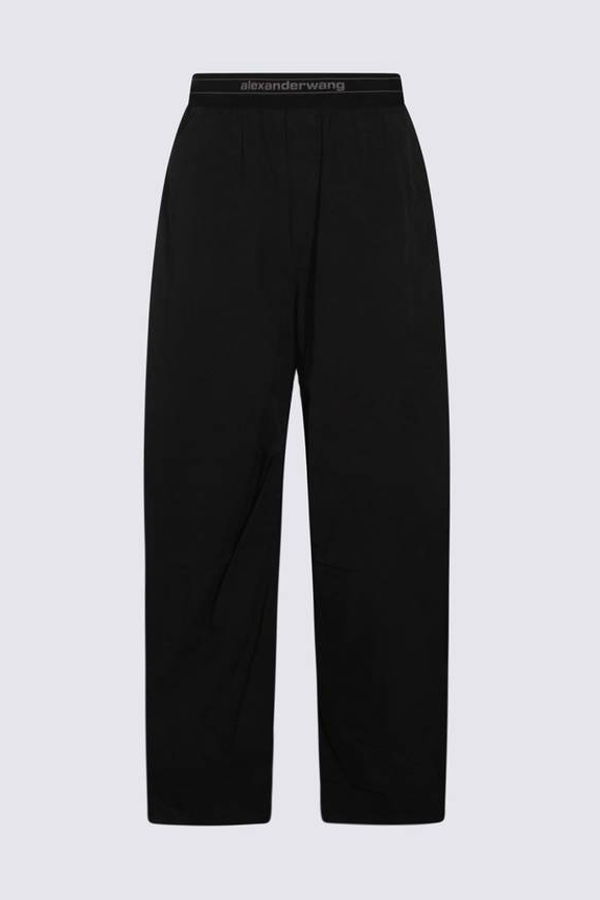 ALEXANDER WANG Black Cotton Pants - Black