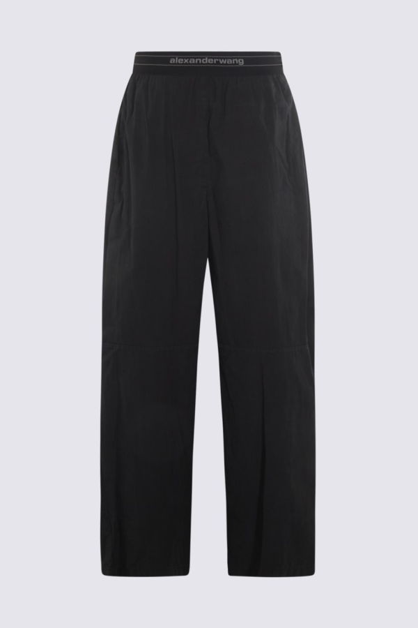 ALEXANDER WANG Black Cotton Pants - Black
