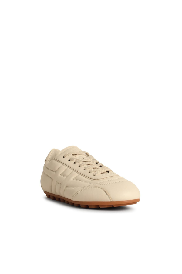 Hogan h693 Smooth Leather Sneakers - Cream