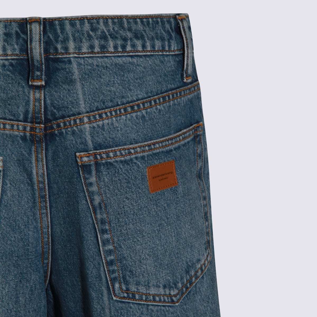 ALEXANDER WANG Cotton Jeans - Blue - Image 4 of 4