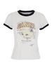Ganni Cotton T-shirt - White - Thumbnail 1