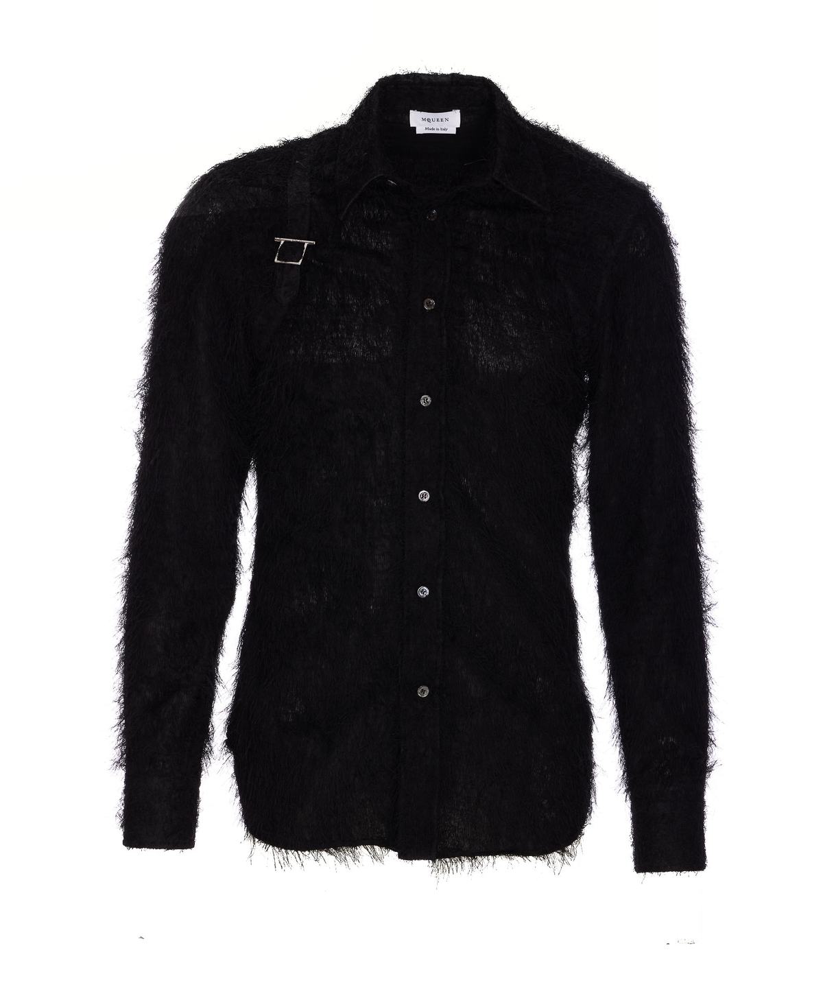 Alexander McQueen T-bar Harness Shirt - Black - Image 1 of 4