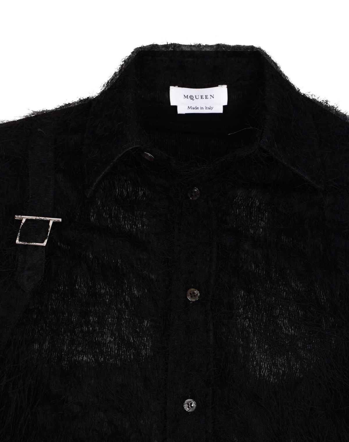 Alexander McQueen T-bar Harness Shirt - Black - Image 4 of 4