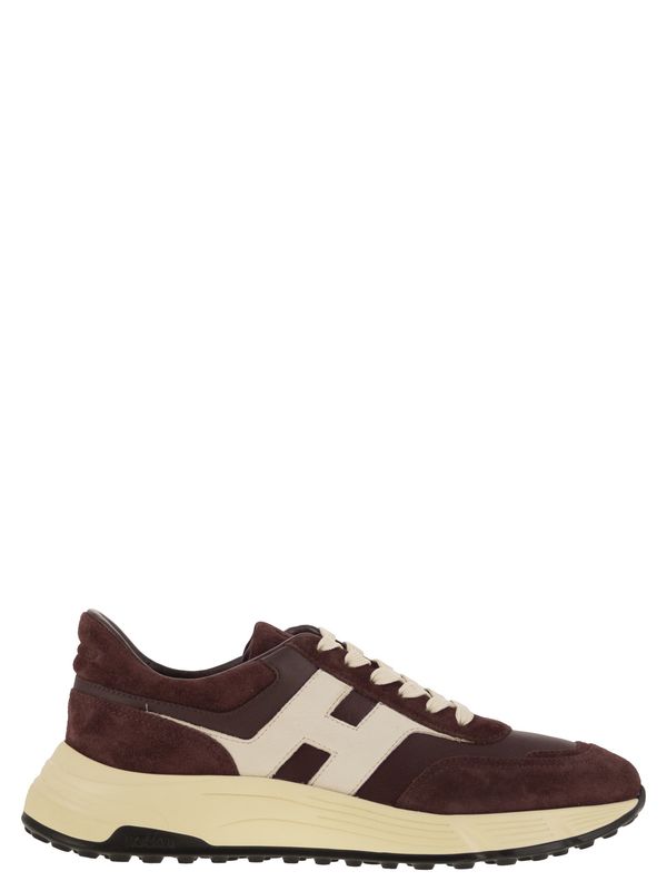 Hogan Hyperlight Suede Trainers - Dark Brown