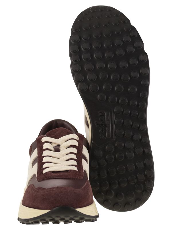 Hogan Hyperlight Suede Trainers - Dark Brown