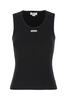 Alexander McQueen Cotton Top - Black - Thumbnail 1