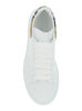 Alexander McQueen Oversize Sneakers With Snake Print On The Heel - White - Thumbnail 4