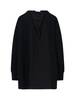MM6 Maison Margiela Wool Blend Sweater Dress - Black - Thumbnail 2