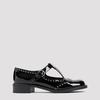 MIU MIU Leather Mary Jane - Black - Thumbnail 1