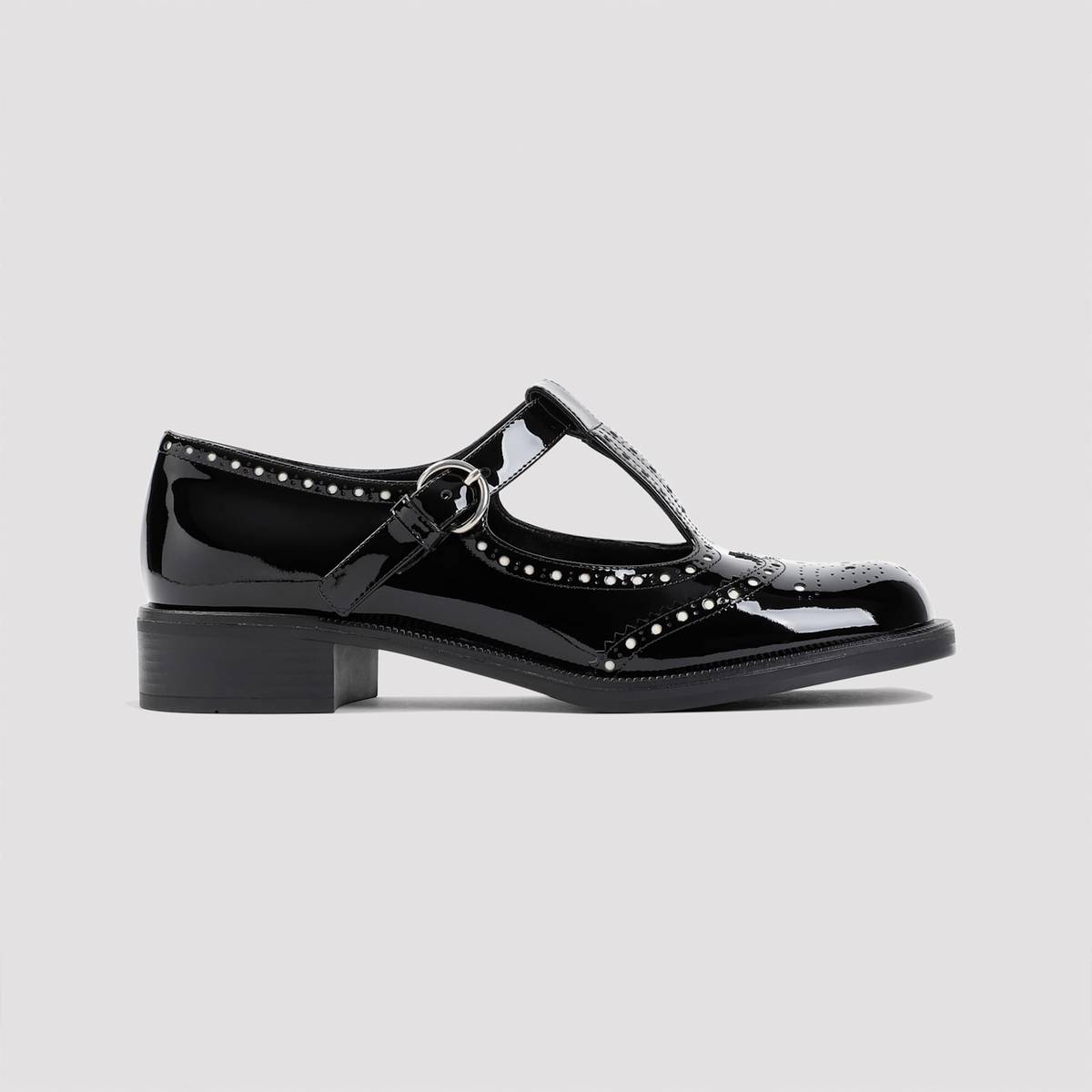 MIU MIU Leather Mary Jane - Black - Image 3 of 5