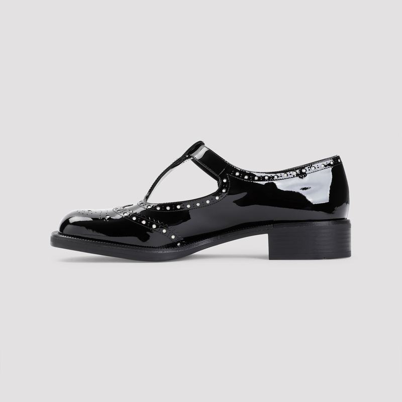 MIU MIU Leather Mary Jane - Black