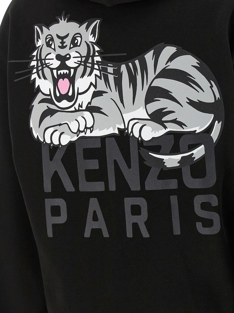 Kenzo Happy Tiger Hoodie - Black Kenzo Happy Tiger Hoodie - Black