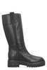 Hogan H700 Leather Boots - Black - Thumbnail 1