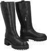 Hogan H700 Leather Boots - Black - Thumbnail 3