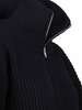 MM6 Maison Margiela Zip Sweater - Black - Thumbnail 5