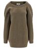 MM6 Maison Margiela Sweater Dress - Beige - Thumbnail 2