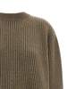 MM6 Maison Margiela Sweater Dress - Beige - Thumbnail 4