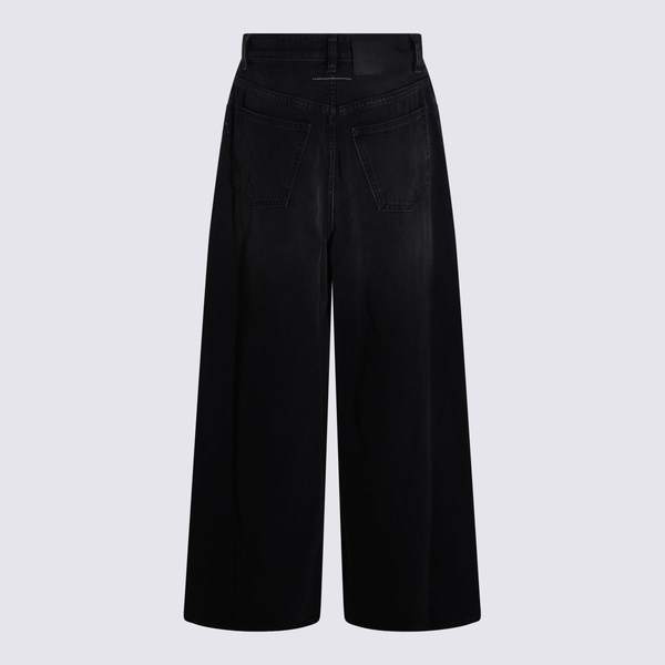 MM6 Maison Margiela Black Cotton Jeans - Jeans - Black
