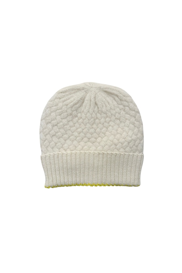 Gensami Basket Weave Hat - Cream