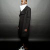 Defyant Pea Coat - Black - Thumbnail 3