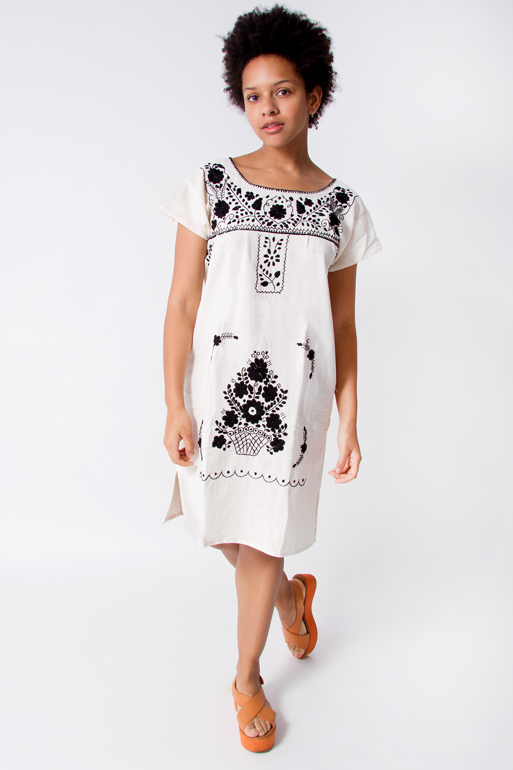 Nativa Puebla Sleeved Mini Dress | Garmentory
