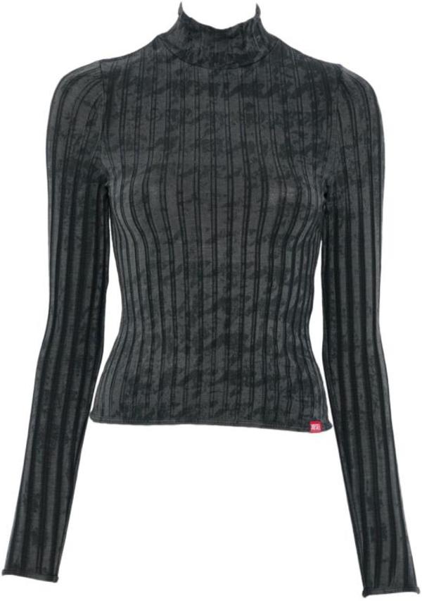 DIESEL Turtleneck Top - Gray