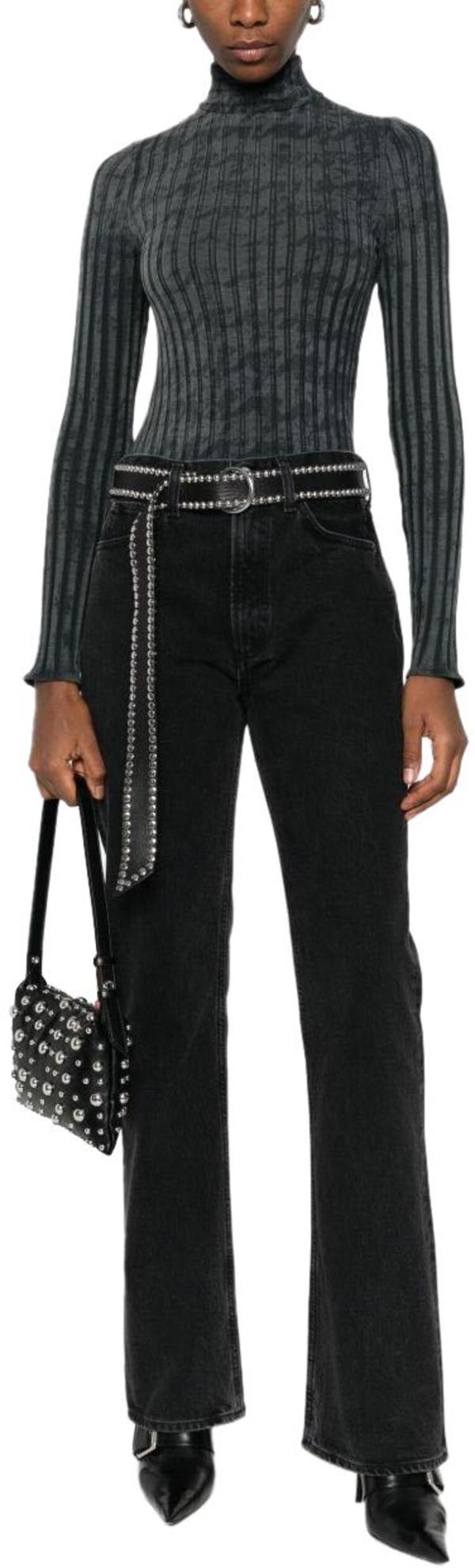 DIESEL Turtleneck Top - Gray