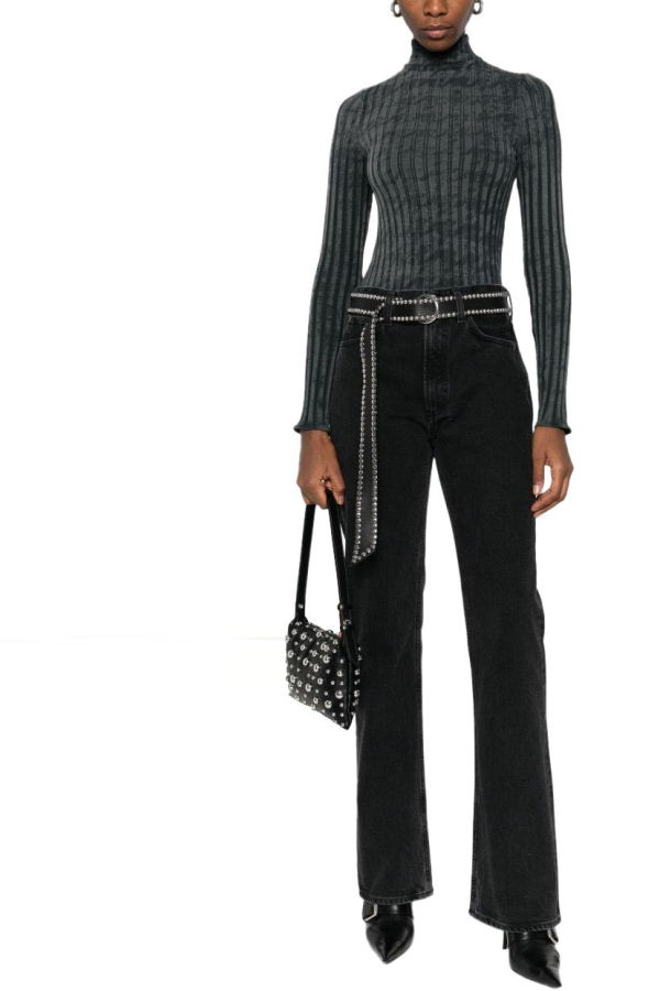 DIESEL Turtleneck Top - Gray