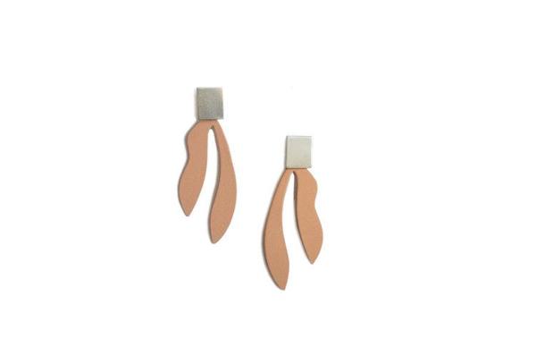Natalie Joy Palm Earrings - Silly Putty Natalie Joy Palm Earrings - Silly Putty