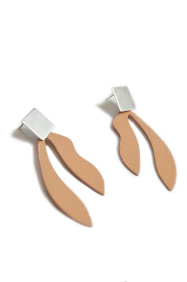 Natalie Joy Palm Earrings - Silly Putty Natalie Joy Palm Earrings - Silly Putty