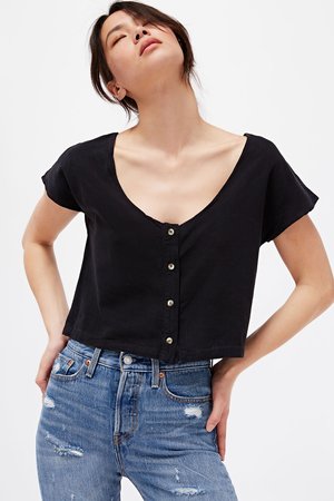 Lacausa Reversible Silk Top Lacausa Reversible Silk Top