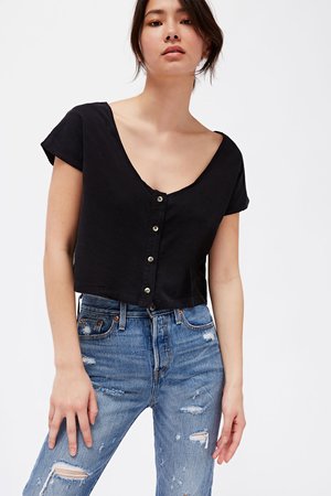 Lacausa Reversible Silk Top Lacausa Reversible Silk Top