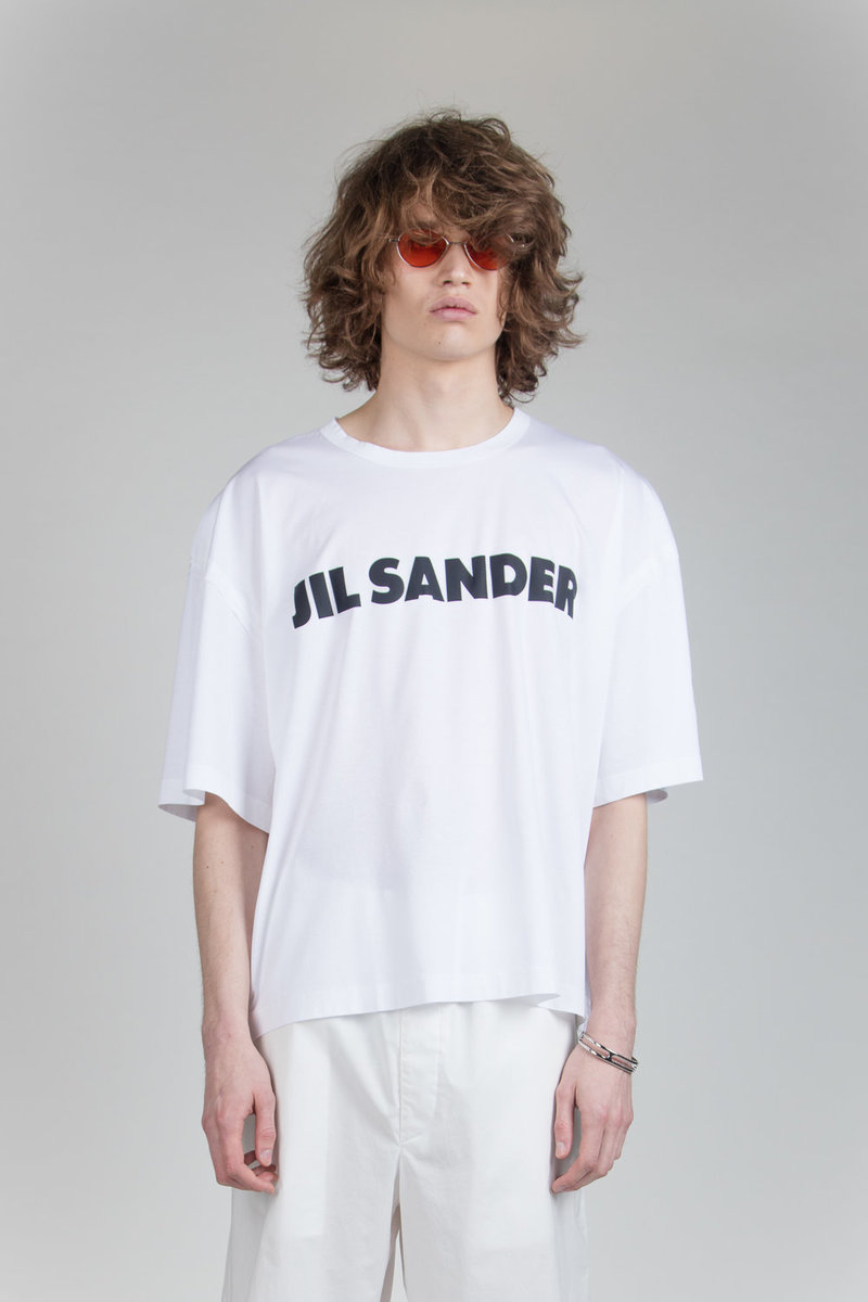 Tシャツ・カットソー Jil Sander Oversized Logo T-Shirt - White Jil Sander Oversized Logo T-Shirt - White | Garmentory