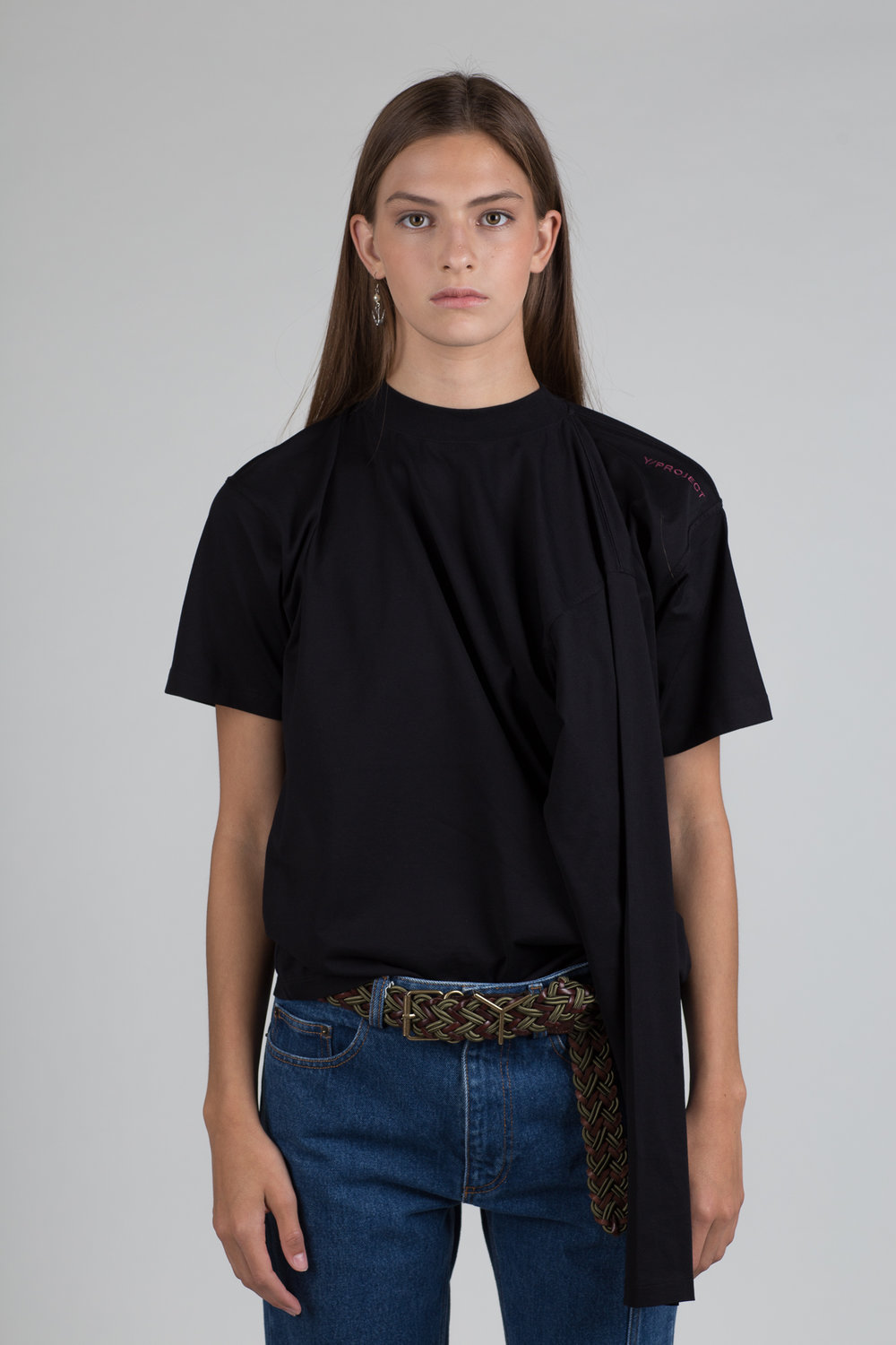 Y/Project Four Sleeve T-Shirt - Black | Garmentory