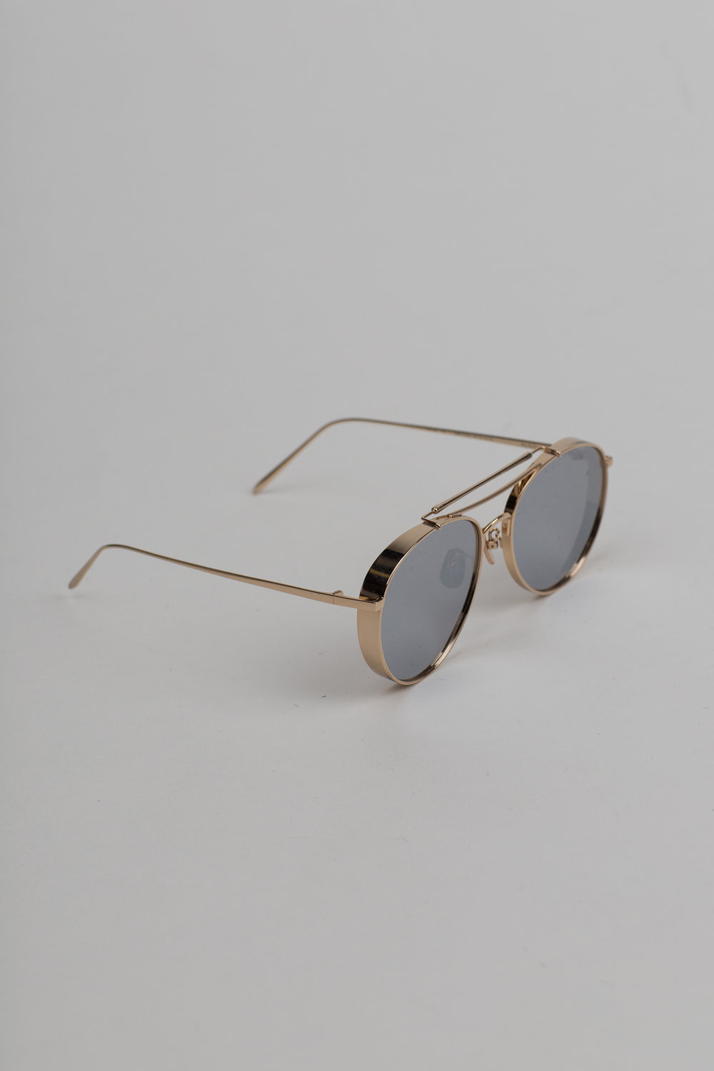 Gentle Monster Big Bully 032(1M) Sunglasses - Gold/Silver | Garmentory