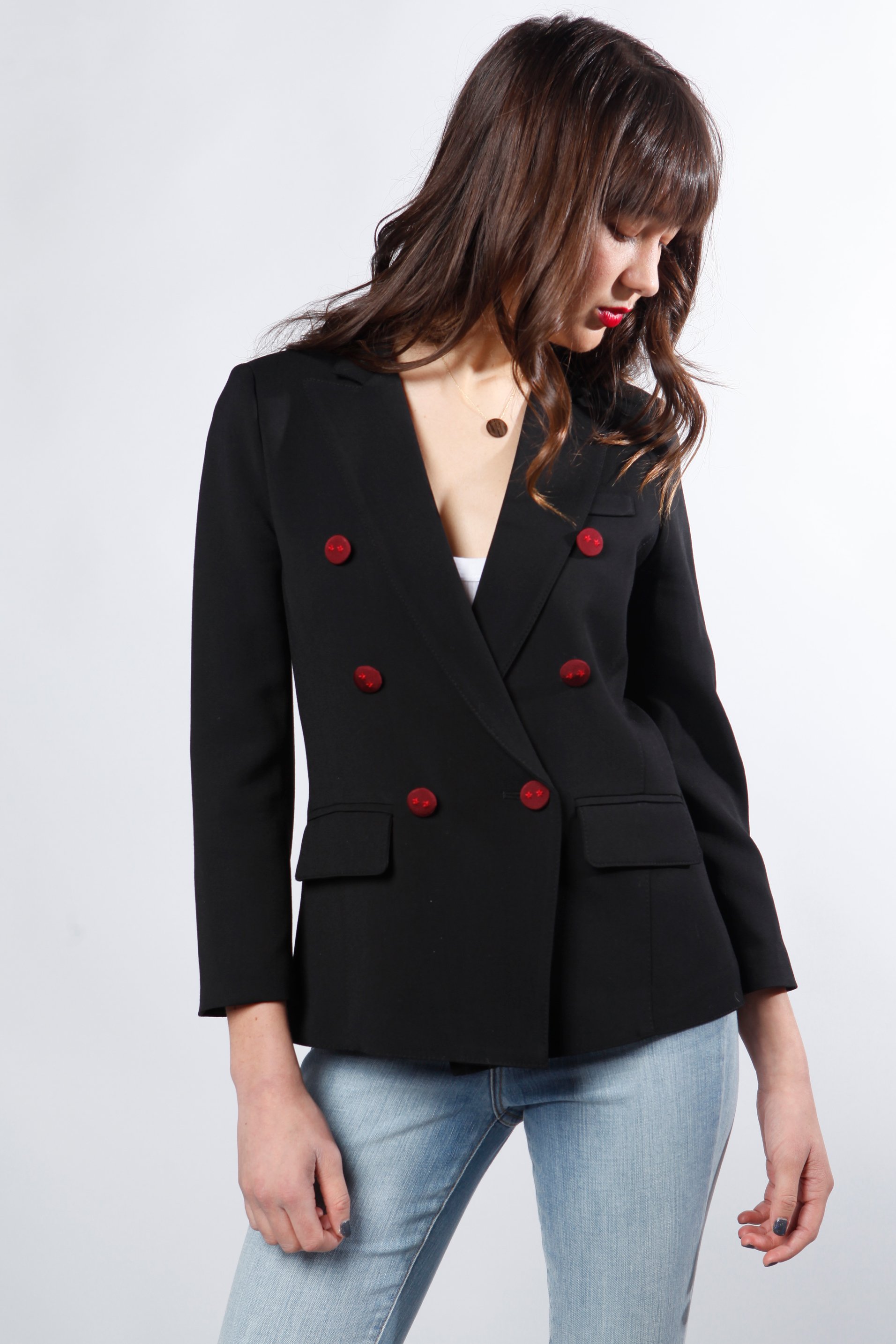smythe black blazer