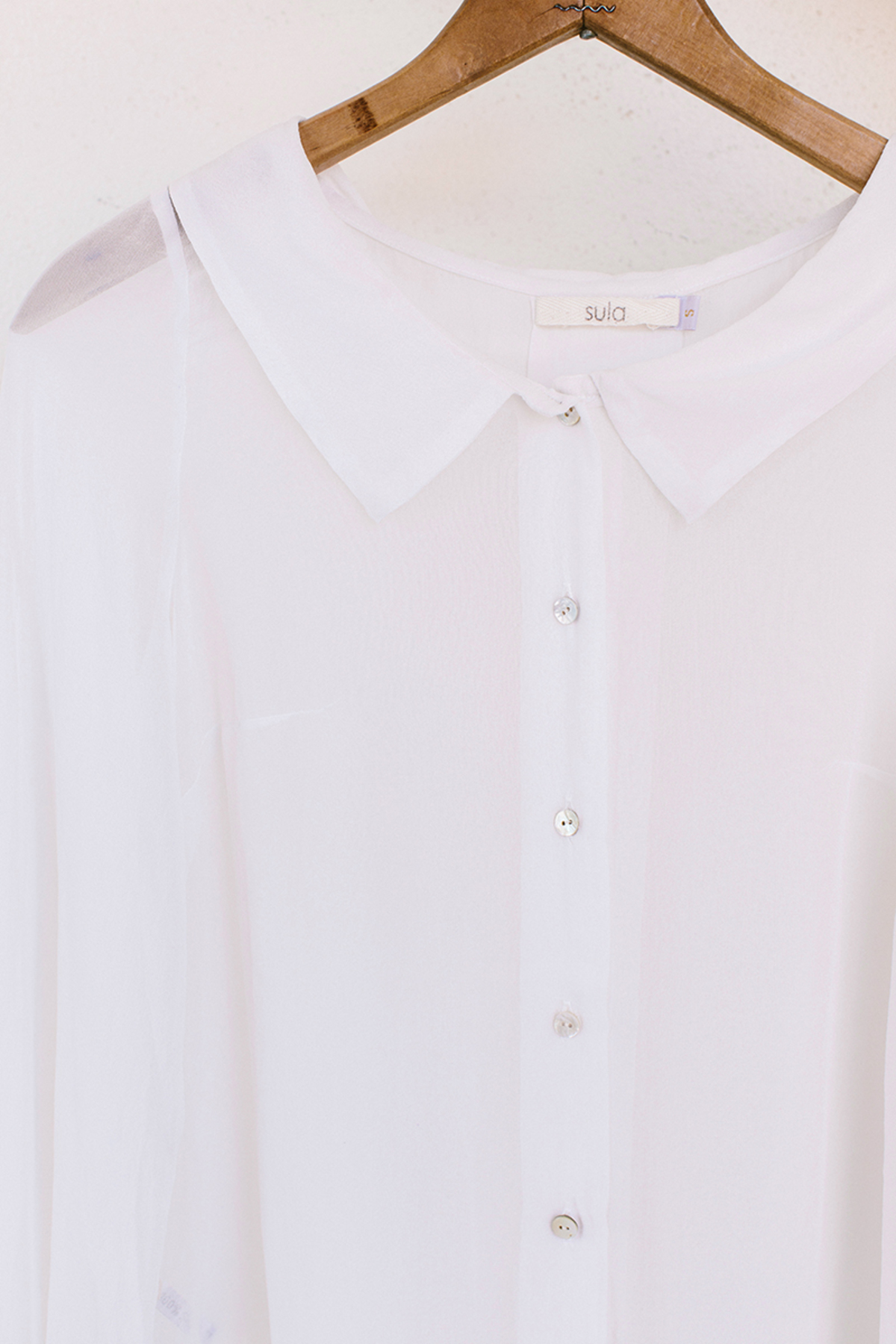 Sula Collared Blouse - Off White - Image 1 of 4