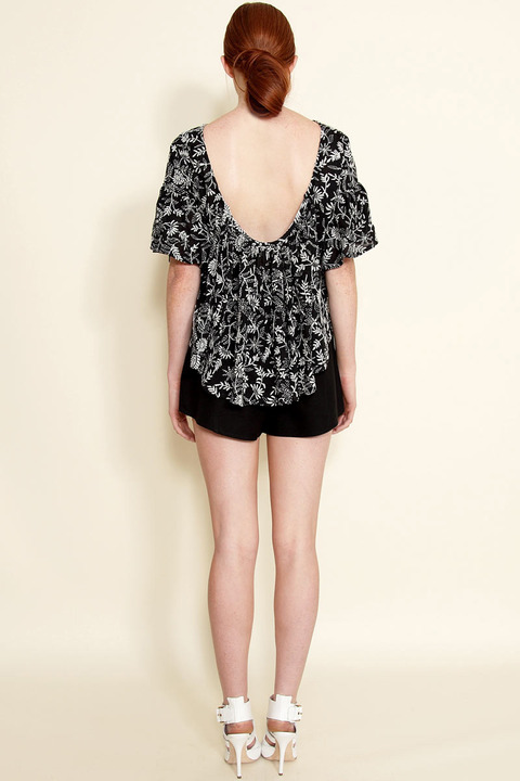 Samantha Pleet Leaf Shorts Samantha Pleet Leaf Shorts
