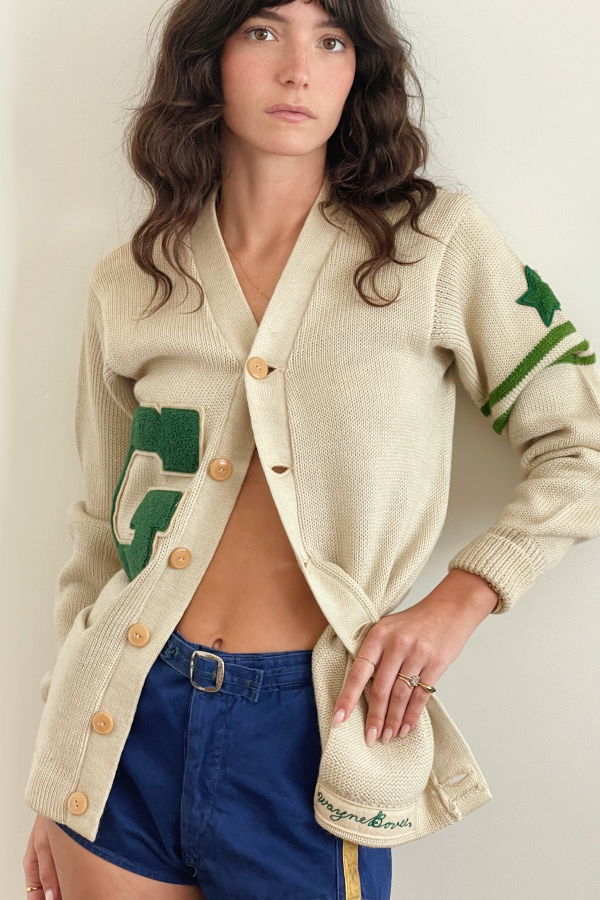 1940s Varsity Cardigan