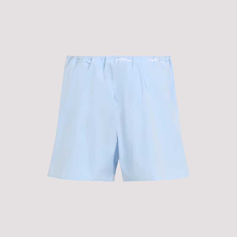 MIU MIU Cotton Shorts - Cielo
