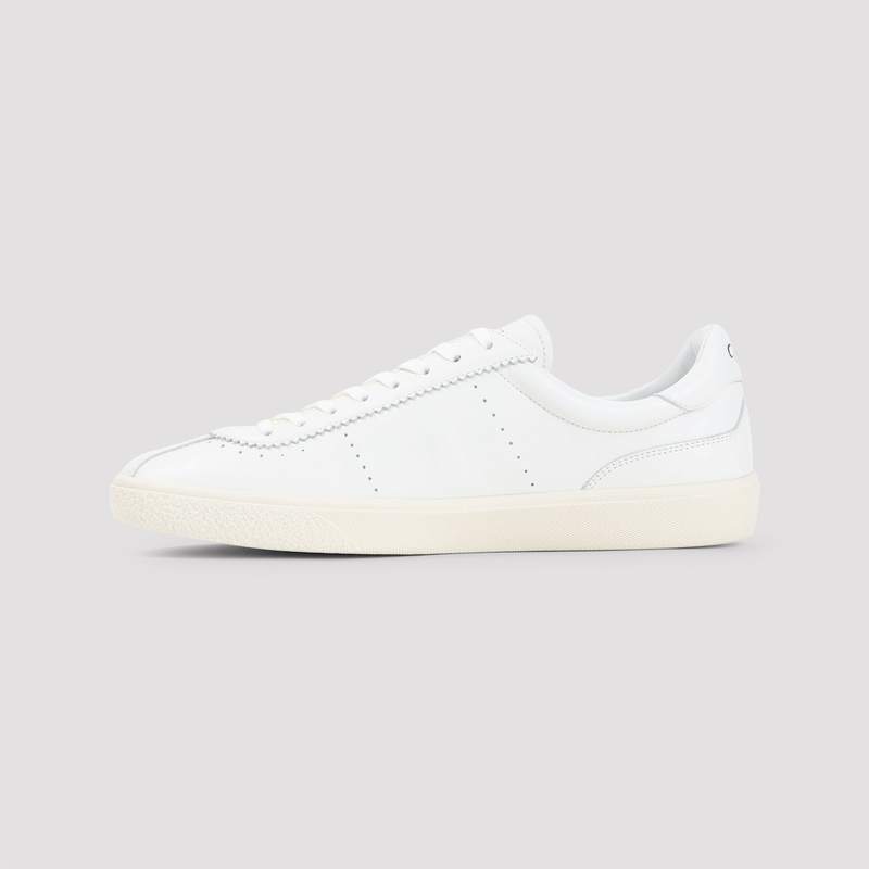 Celine Low Lace-up Sneakers With Triomphe Sneakers - Off White
